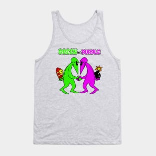 Green vs Purple Tank Top